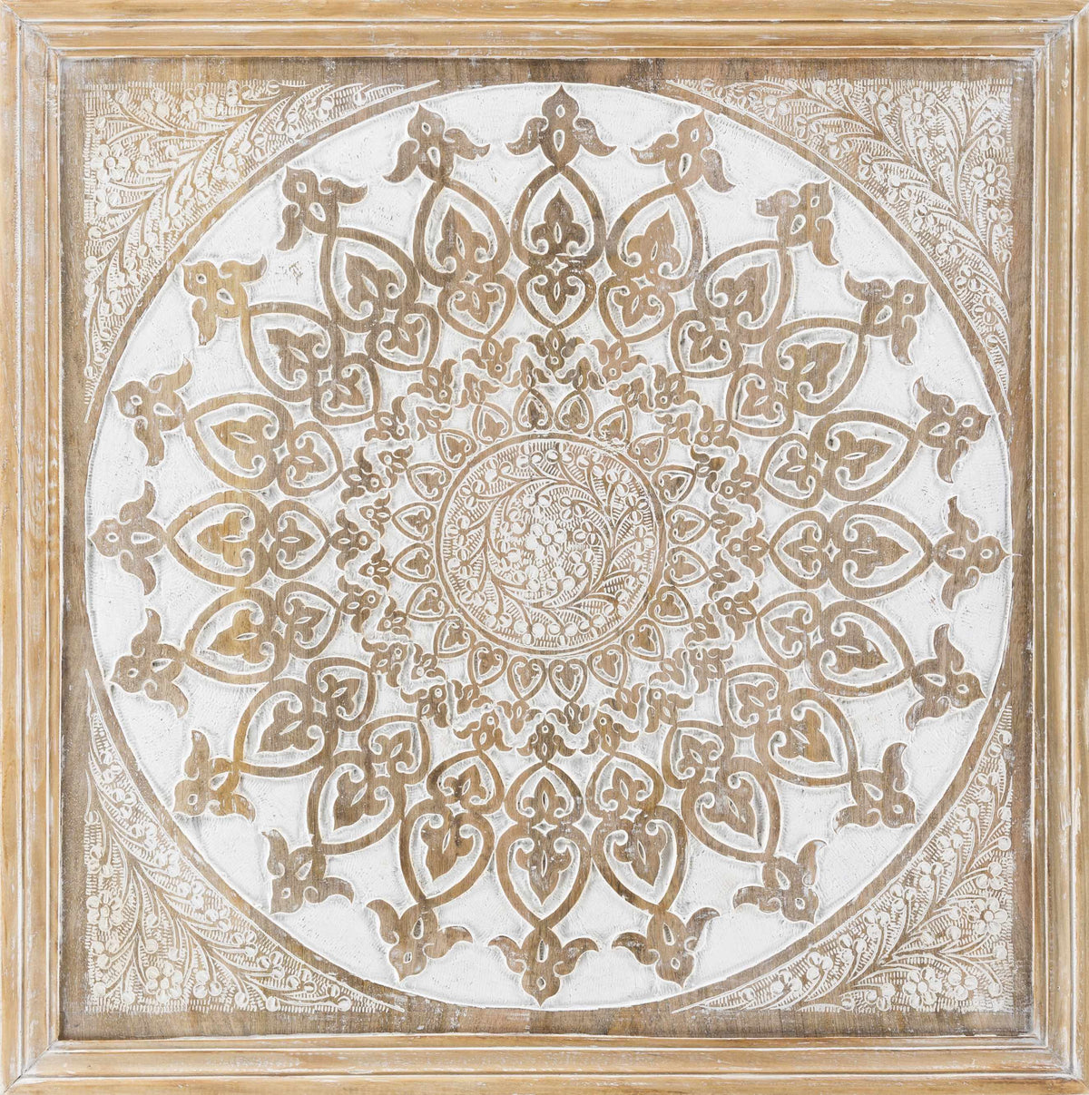 Boerne Traditional Pattern Wooden Wall Art Decor - Clearance