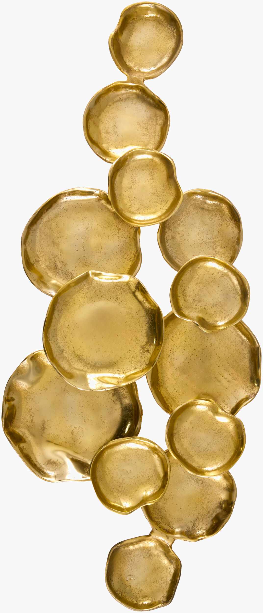 Termianak Metallic Gold Wall Decor | Contemporary 39" Accent