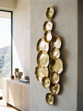 Termianak Metallic Gold Wall Decor | Contemporary 39" Accent