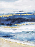 Paulhaguet Blue Canvas Wall Art | Large 36x48 Modern Decor